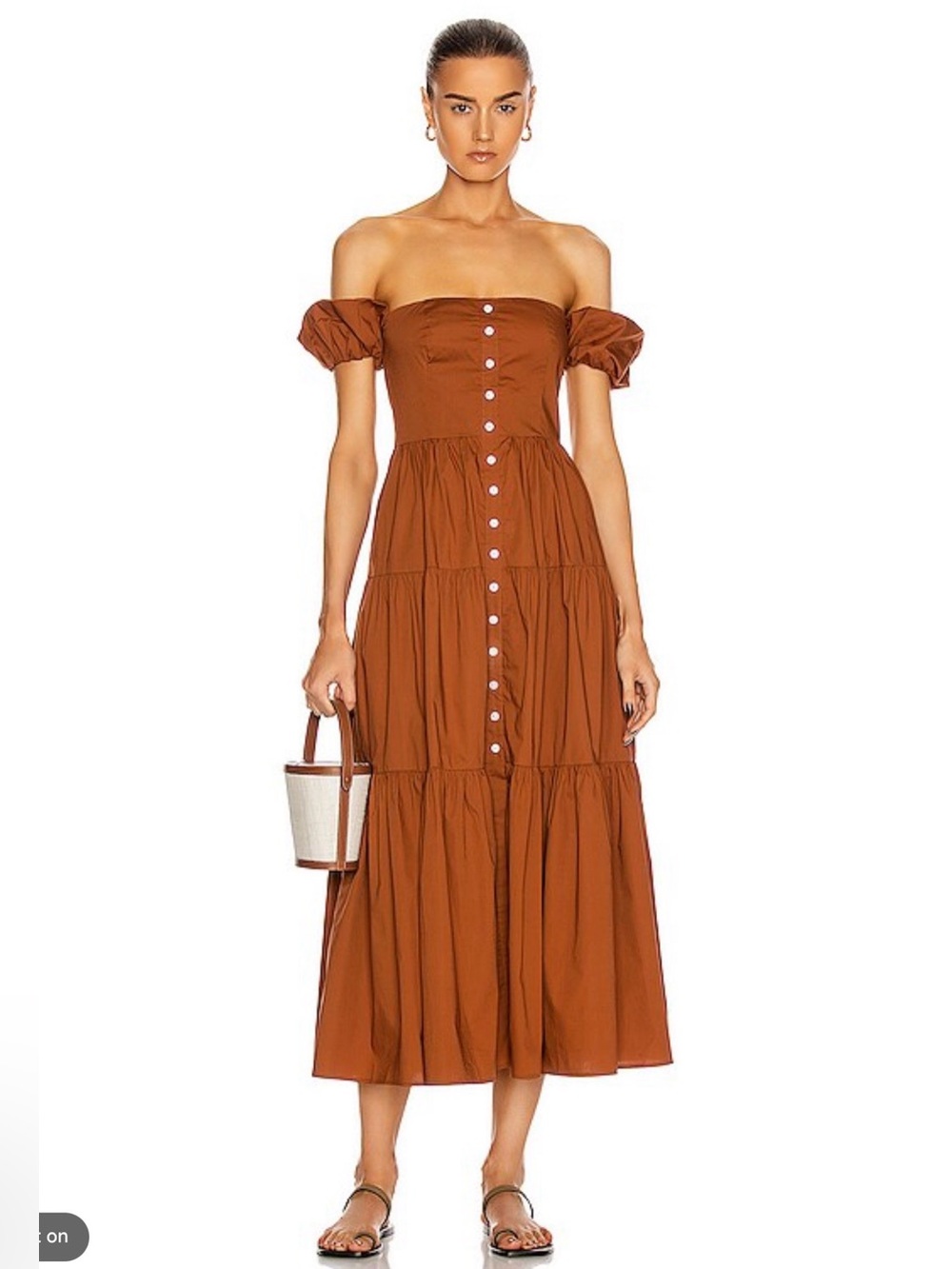 STAUD ELIO DRESS. WORN TWICE.. In very good condition. SIZE 2